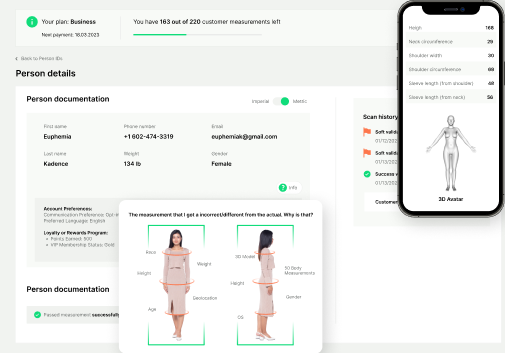 UI/UX Design for Virtual Clothing Try-on