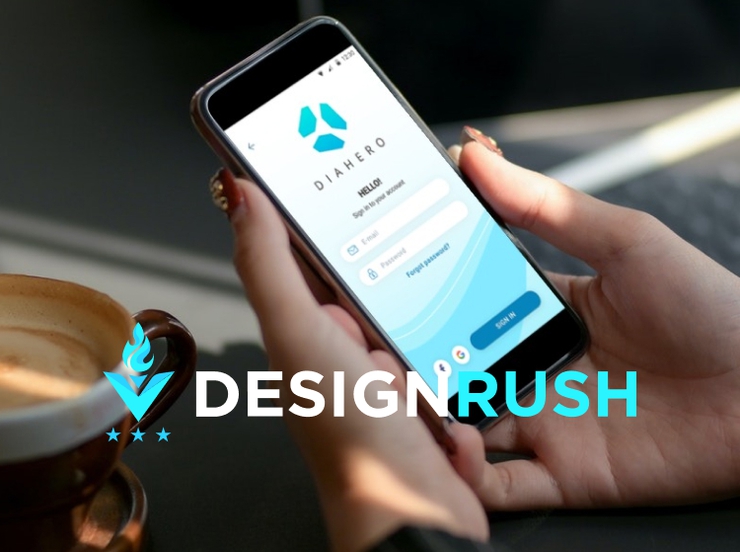 The DiaHero app has been awarded Best App Designs: Android and iOS by DesignRush