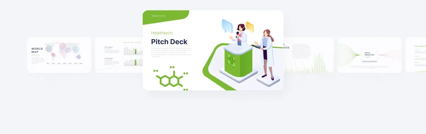 Bestes Pitch Deck für Healthtech Startup: Tipps und Beispiele