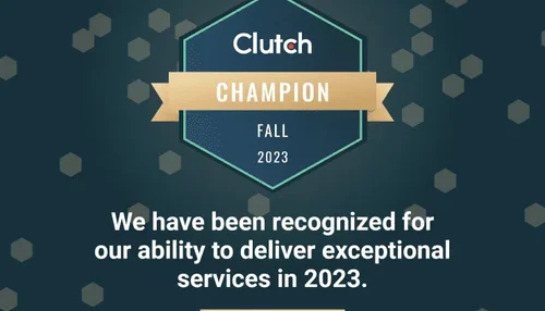 SDH Honored as a Clutch Champion for 2023