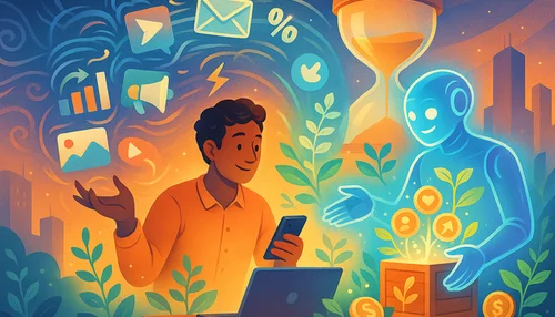 AI-Marketing für kleine Unternehmen: 35 % sparen bereits Zeit - wie können Sie mitmachen?