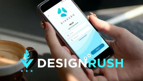 Die DiaHero-App wurde mit dem Preis für das beste App-Design ausgezeichnet: Android und iOS von DesignRush