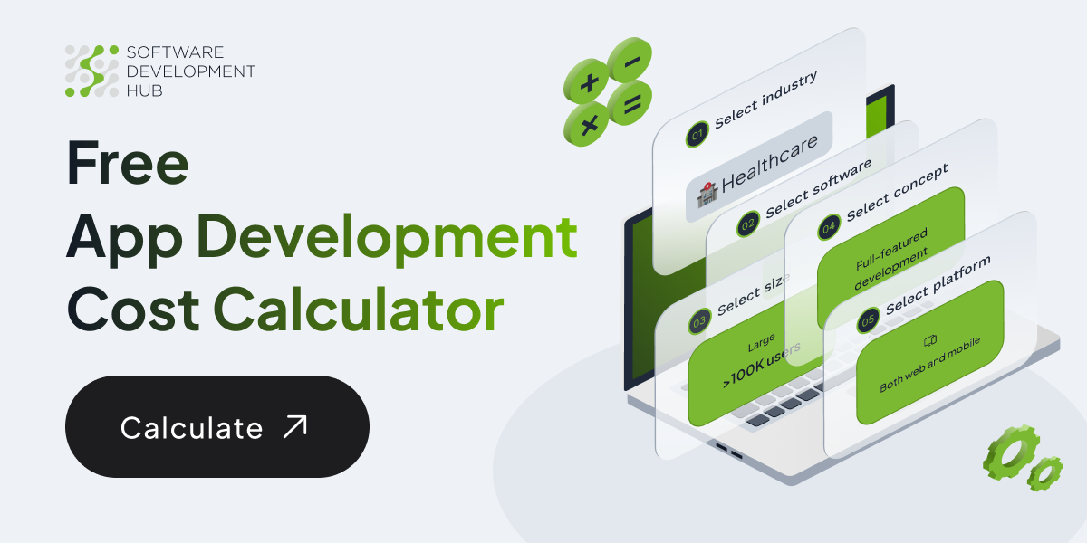 SDH App development cost calculator